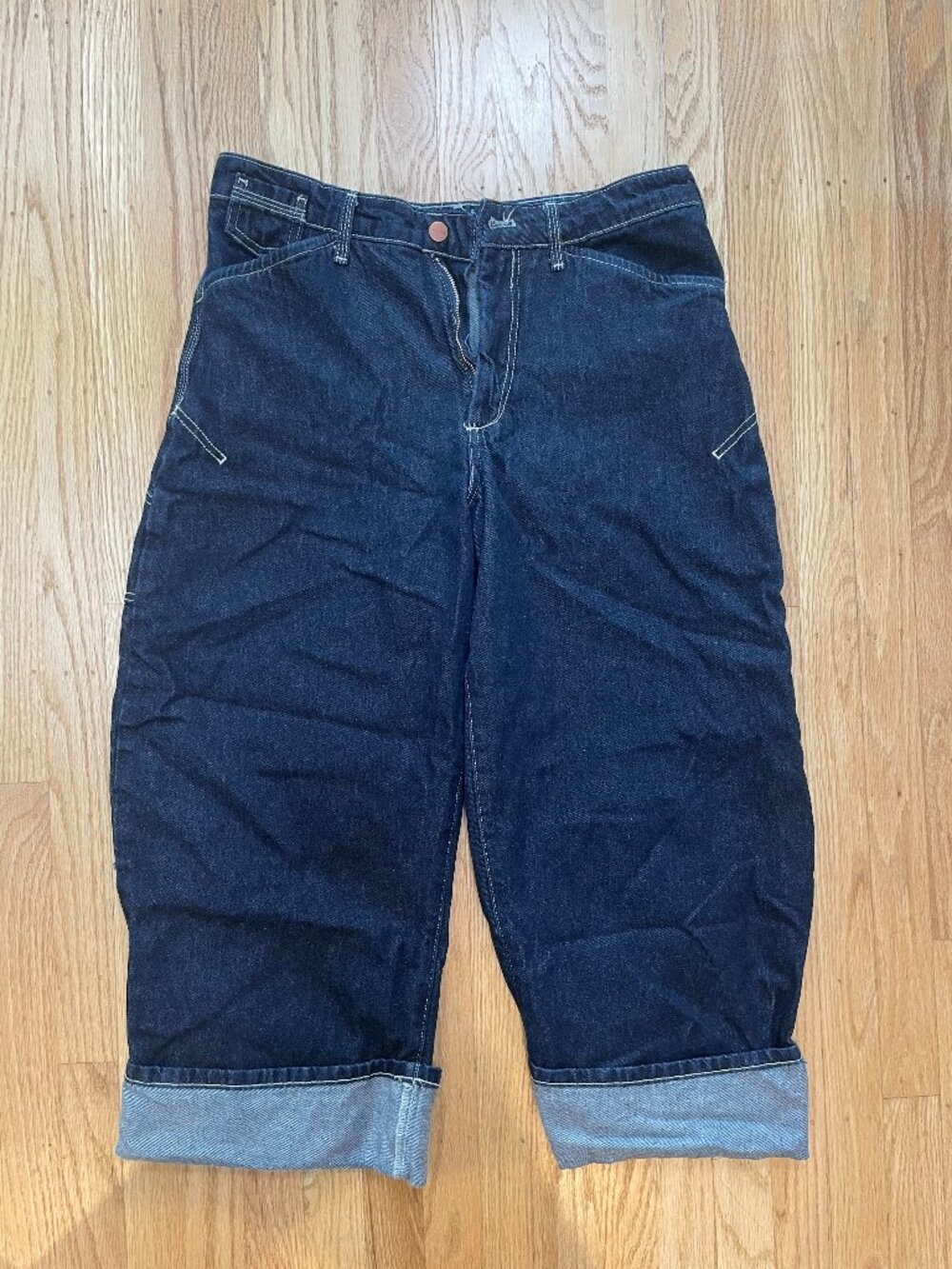 The Kayden Barrel Carpenter Jeans by Pilcro Size 29P